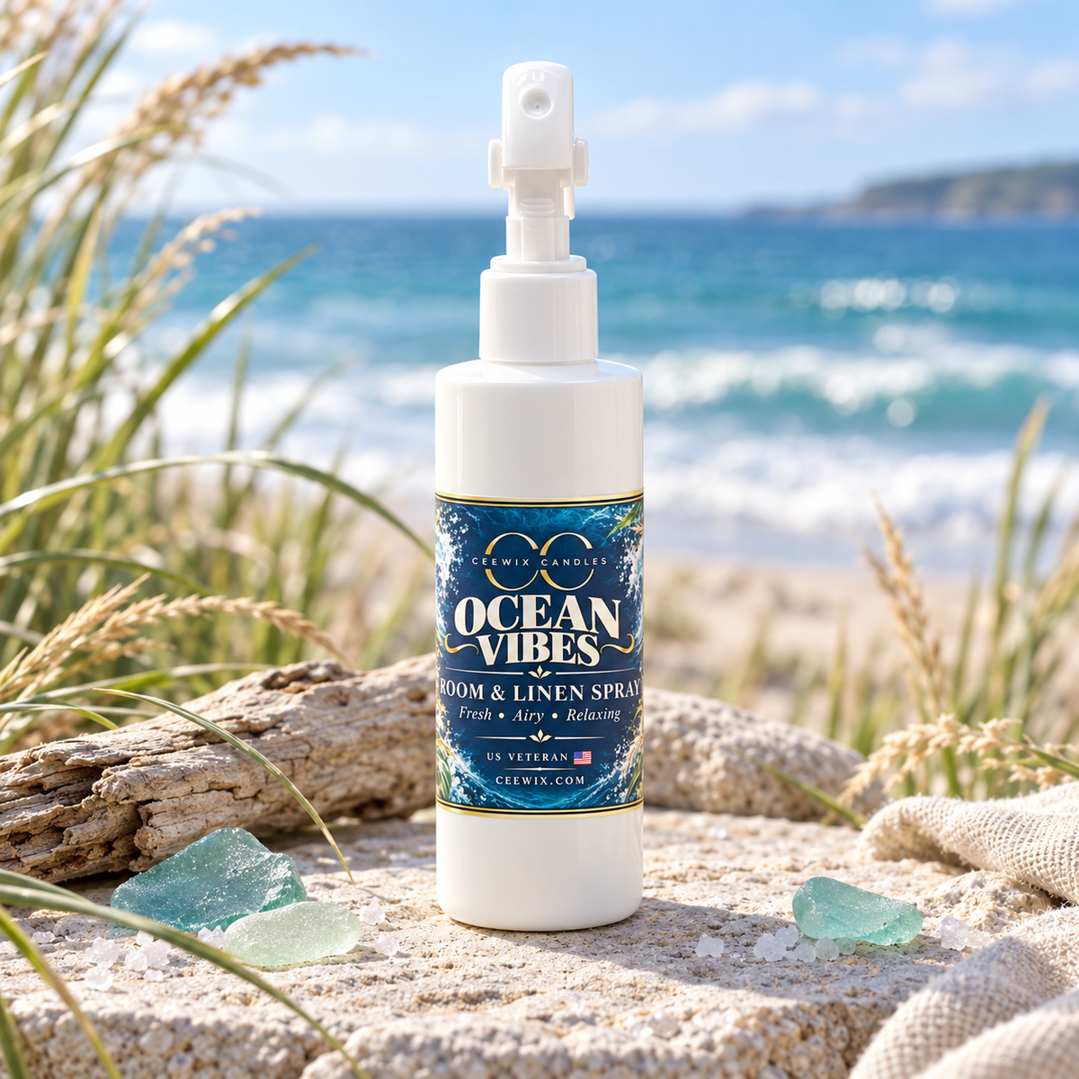 Ocean Vibes Room & Linen Spray
