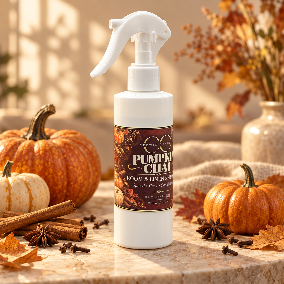 Pumpkin Chai Room & Linen Spray