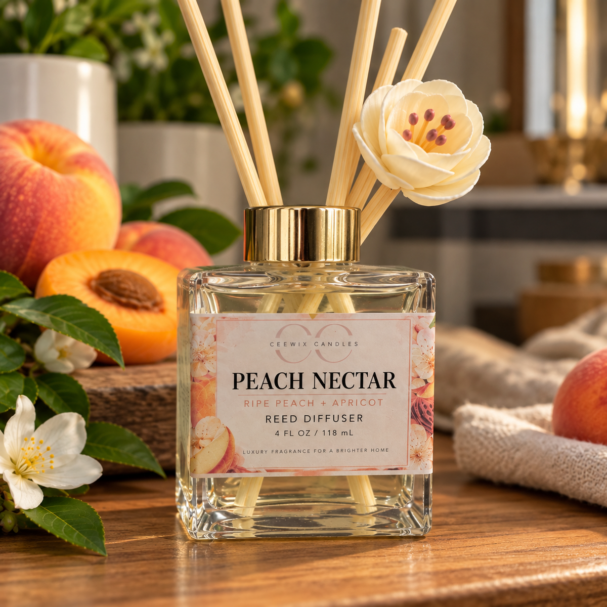 Peach Nectar Reed Diffuser