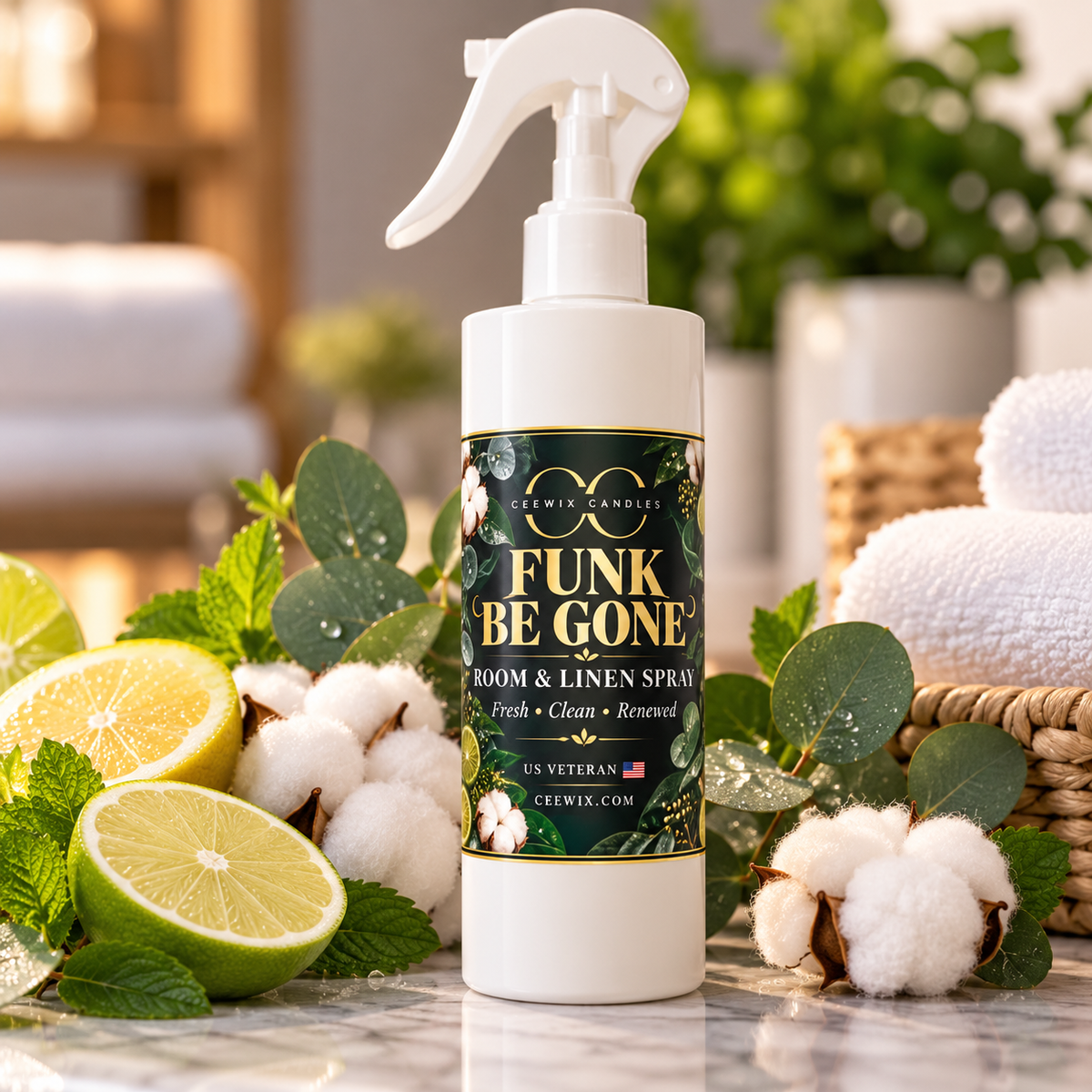 Funk Be Gone Room & Linen Spray