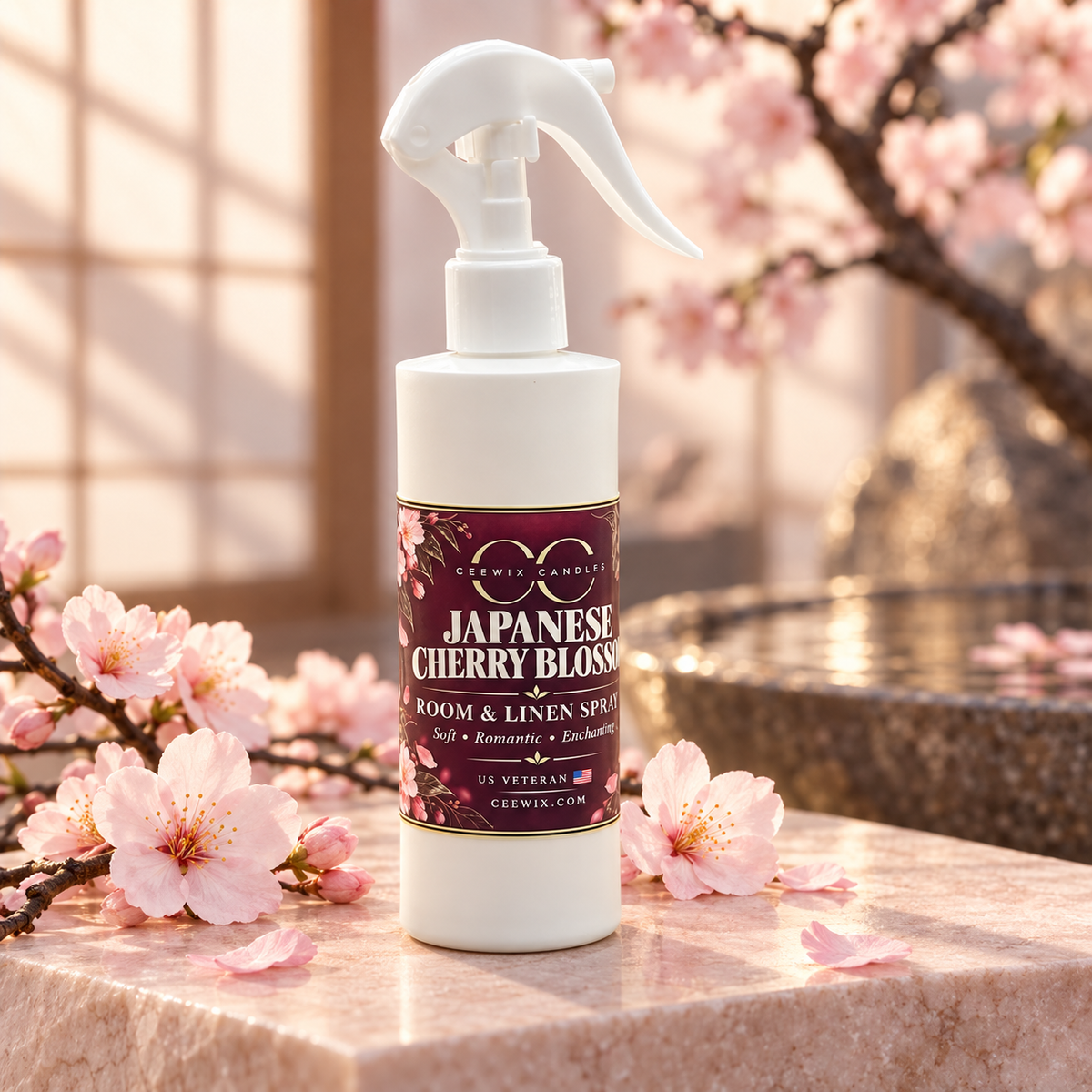 Japanese Cherry Blossom Room & Linen Spray